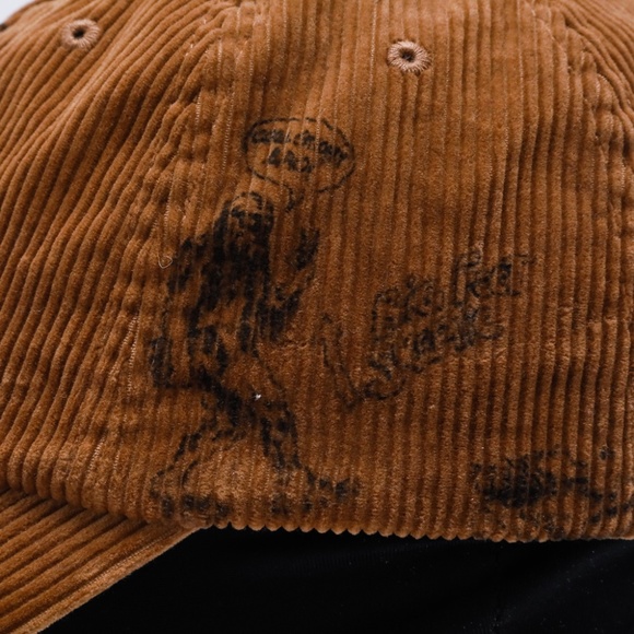 NWT Polo Ralph Lauren PRL Tiger Corduroy Brown Baseball Hat Cap - Picture 8 of 10